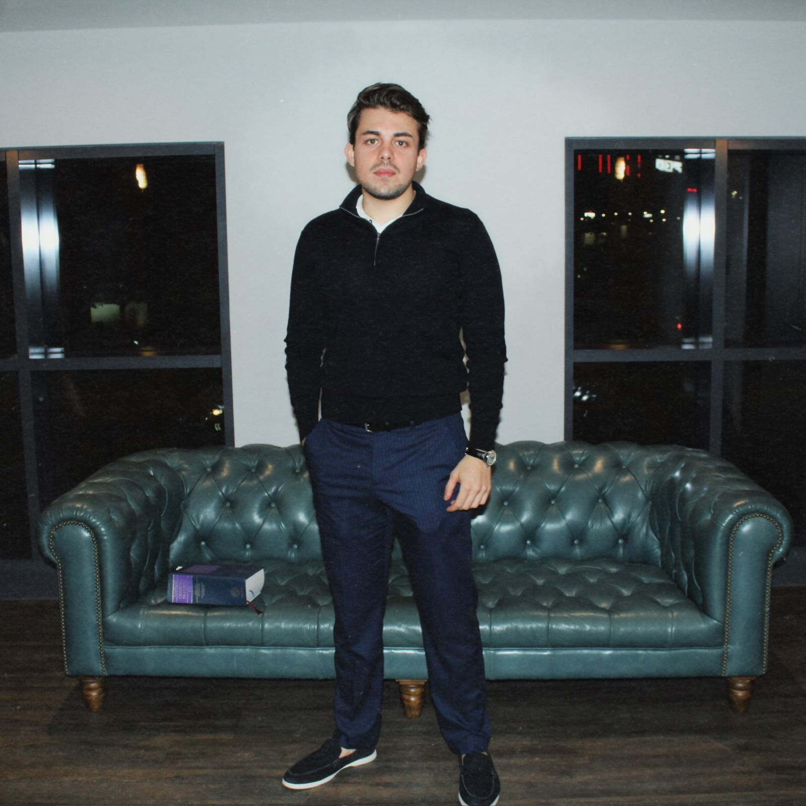 Doruk Turhan Karahan at the Barbaros Law Firm office