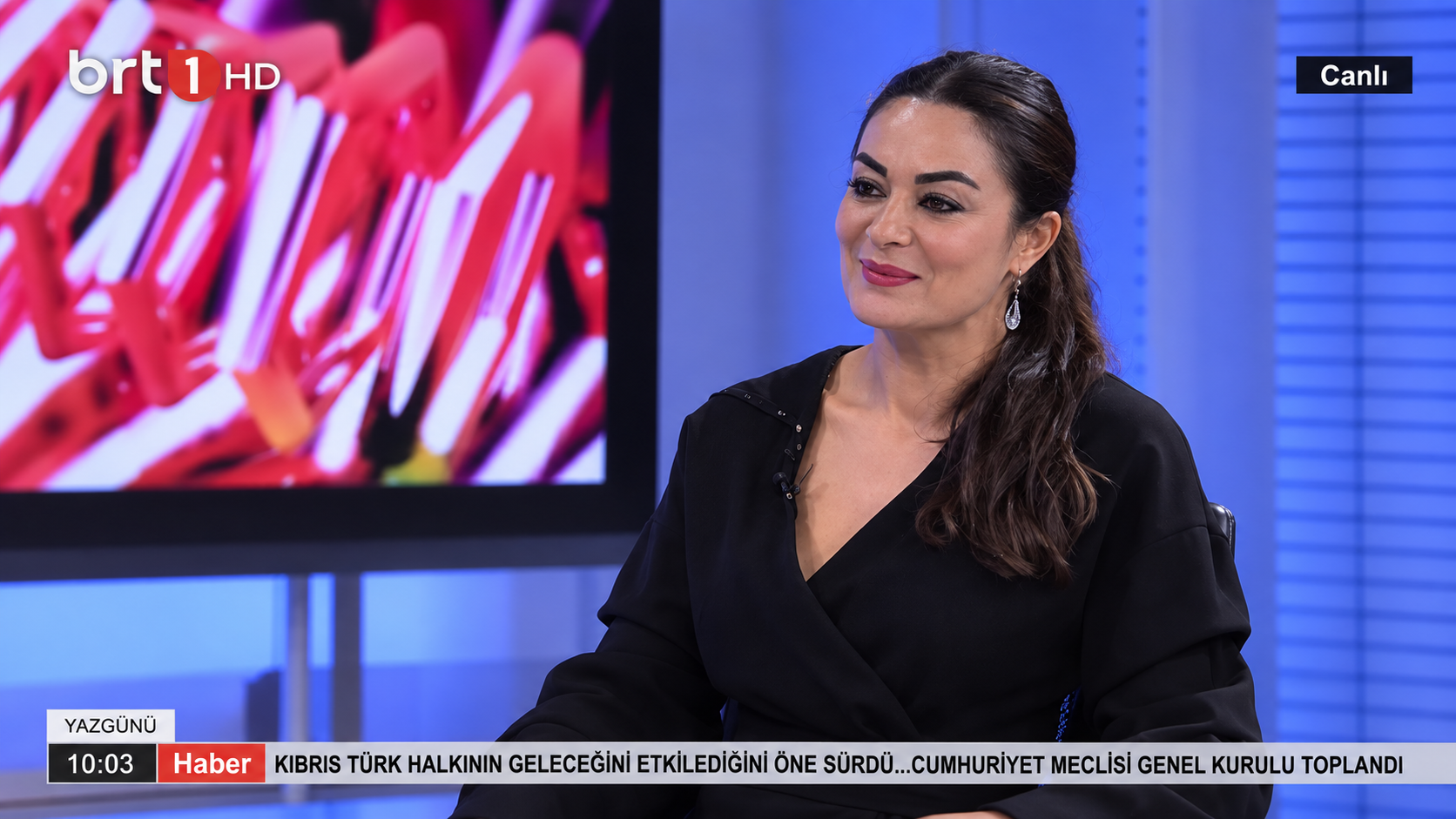 Kadriye Barbaros appearing live on BRT 1 HD